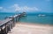 Old wooden bridge in Bophut, Samui, Thailand