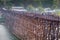 Old wooden bridge Mon in Sangkhla Buri, province Kanchanaburi, T