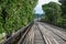 An old wooden bridge in Sangklaburi