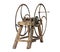 Old wooden chaff cutter