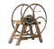 Old wooden chaff cutter