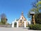 Old wooden church and gate, Lithuania