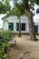 Old wooden colonial house in the historic center of Paramaribo, Suriname