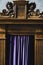 Old wooden confession booth at a church