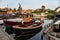 Old wooden Danish fishboats in Nakskov, Denmark