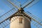 Old wooden dawn of a windmill, France