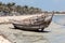 Old wooden dhow in Bahrain