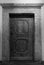 Old wooden door with character in the city of Krakow, Poand. Photo is taken in Kazimierz, the historic Jewish quarter