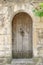 Old wooden doorway in Provence