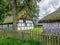 Old wooden farmstead in Kluki, Poland