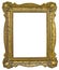 Old wooden gilded Frame