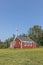 Old wooden historic school house in Penobscot