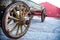 Old Wooden Horse Cart Carriage Wheels