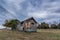 Old wooden house in abandoned train station deep inside south america