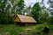 Old wooden house in the forest