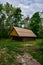 Old wooden house in the forest