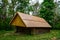 Old wooden house in the forest