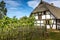 Old wooden house in Kluki, Poland