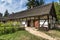 Old wooden house in Kluki, Poland