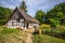 Old wooden house in Kluki, Poland