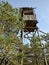 old wooden hunter tower