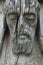 Old wooden jesus christ sculpture