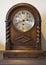 Old Wooden Mantel Clock