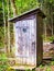 Old wooden outhouse