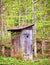 Old wooden outhouse