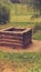 Old wooden peasant rustic vintage retro water well