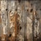 Old wooden planks with peeling paint, Grunge background Vintage style.