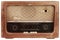 Old Wooden Radio Cutout