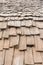 Old wooden roof-tile abstract pattern
