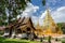 Old wooden sanctuary of Wat Phra Sing Ancient Temple of Chiangm
