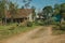 Old wooden shack in a traditional rural style