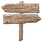 Old wooden sign Arrow
