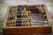 Old wooden Soviet retro abacus