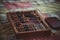 Old wooden Soviet retro abacus