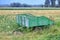 Old wooden wagon cart