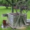 Old wooden well