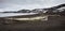 Old wooden whaling boats on the beach at Whaler`s Bay, Antarctica