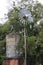 Old working windmill with cistern