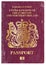 Old Worn British Passport