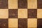 Old worn surface of the chessboard