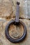 Old wrought iron ring to tie the horses - Florence Italy