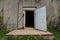 Old WWII ammunition bunkers or igloo at Midewin tallgrass prairie.