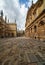 Old yard of the Oxford University between Divinity School and Sheldonian Theater. Oxford. England