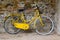 Old yellow bike