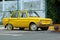 Old yellow ZAZ Zaporozhets, soviet ukrainian car