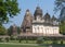 Old and younger Hindu temple at west site in India\'s Khajuraho.